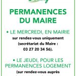 Permanences du Maire