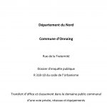 Dossier d'enquête publique