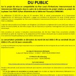 La CAVM organise une concertation préalable