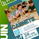 Atelier fabrication de CARNETS